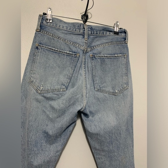 Agolde Riley High Rise Straight Crop in Blitz Women's Size 25 - Picture 13 of 14